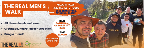 Men’s Walk at Millard Falls — October 17, 2026, 8 AM; event banner